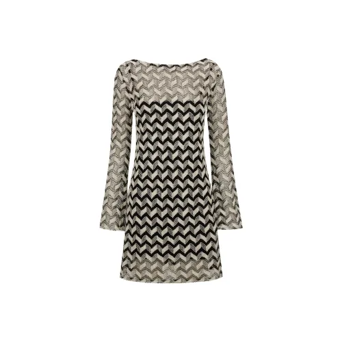 Shona Joy Длинное платье с длинными рукавами женское