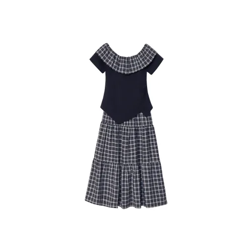 MORii Темно-синий Женские Комплекты с юбкой