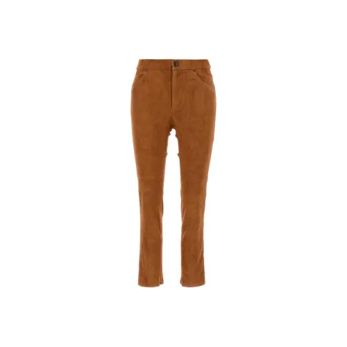 ISABEL MARANT Earth Yellow Женские Повседневные Брюки