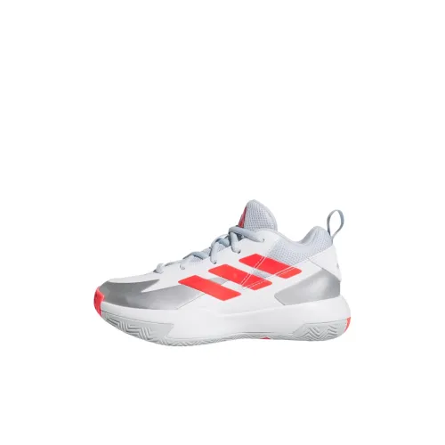 Adidas Cross Em Up Select MID Топ Детские Баскетбольные Кроссовки Белый Красный Серебряный Детский