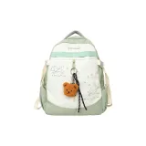 Светло-зеленый принтер, ленты, голова медведя, подвеска