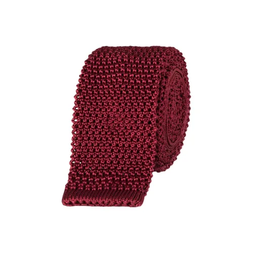 BRUNELLO CUCINELLI Шелковые галстуки унисекс темно-красный