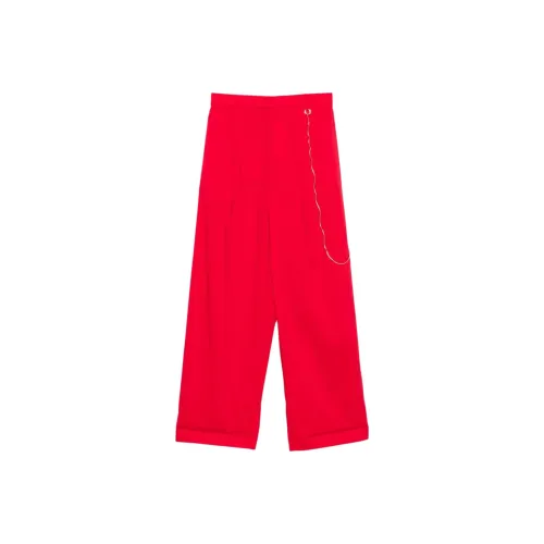 DARKPARK Розово-красные Женские Повседневные Брюки