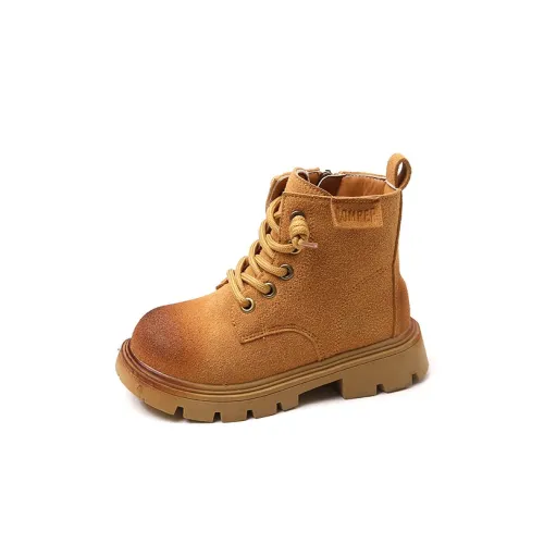 TONYBEAR Высокие топы детские кожаные сапоги для детей 3-7 лет