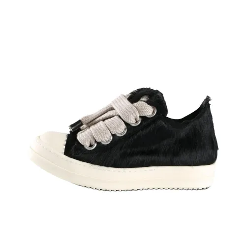 Rick Owens RO Low Топ Скейтборд Кроссовки Женские Черные