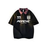 Чёрный / Красный в клетку