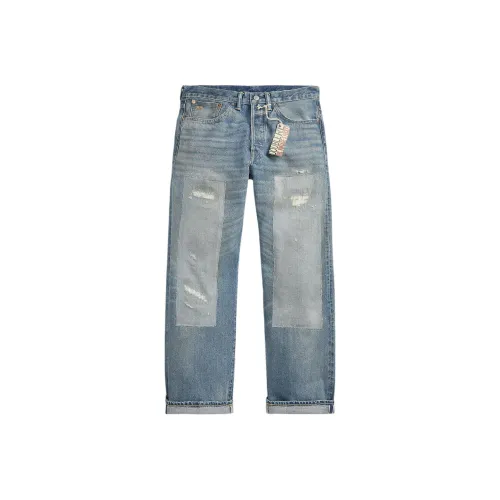 Double RL Синий Мужской Джинсы