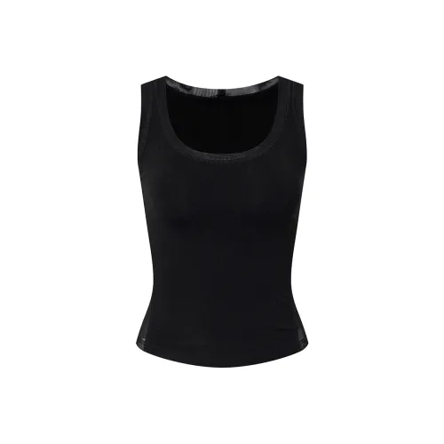 Ariseism Двойной Layer Марля Топ на бретелях Женские Лето Облегающий крой Топ Женские