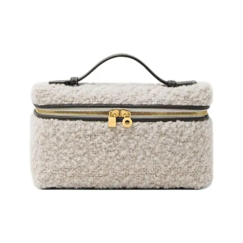 Loro Piana ExtraPocket Альпака Сумка Женская Бежевый Черный Шоколад Лакрица Солнце Золотой