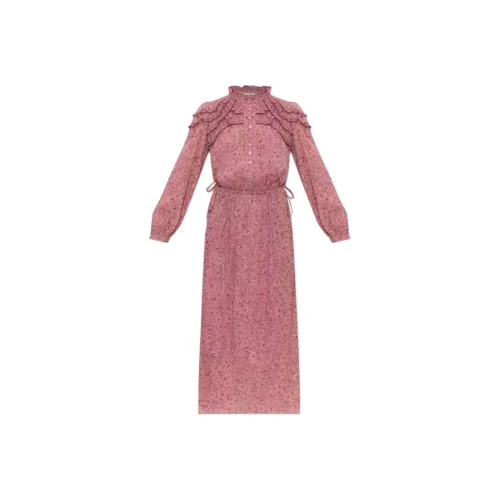 ISABEL MARANT ETOILE Длинное платье с длинными рукавами женское