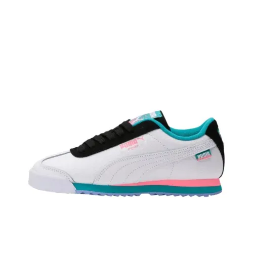 PUMA Roma Basic Детская повседневная обувь Низкий топ Белый Школьный возраст