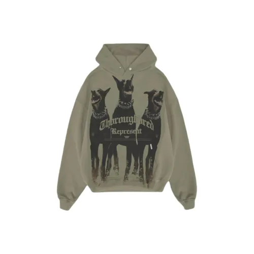 REPRESENT Хаки Мужские Свитшоты