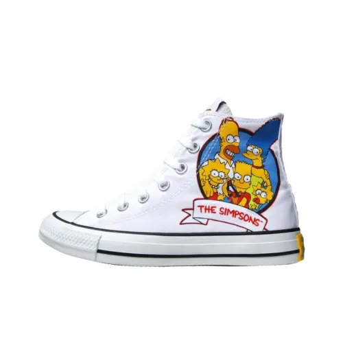 The Simpsons x Converse Chuck Taylor All Star High Топ Кеды Мужской Белый