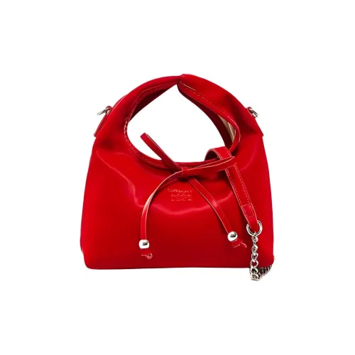 Three Blessings ПУ (полиуретан) Сумка через плечо Сумка среднего размера Женская Красная