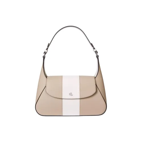 Polo Ralph Lauren Сумка через плечо из коровьей кожи среднего размера женская мягкая белая