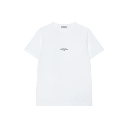 DIOR Белая Мужская T-Рубашка