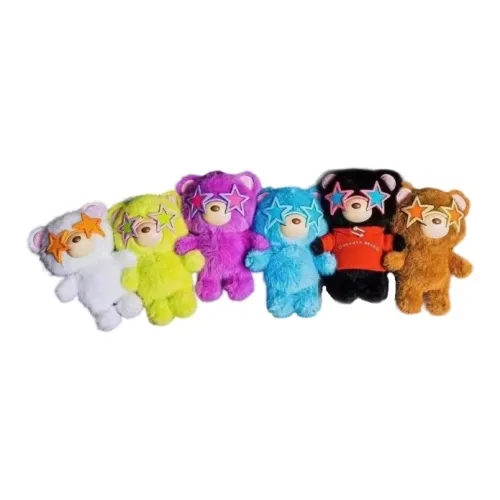 PHANTACI x Jay Chou ChouChou Carnival Медвежонок Слепые коробки Один Mystery Коробка Целая коробка 6 шт