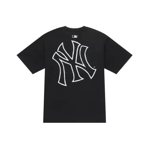 MLB MONOGRAM Коллекция New York Yankees 25SS Рубашка Унисекс Черная