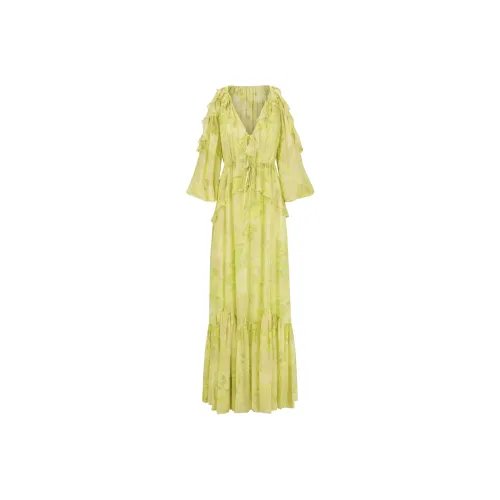 Shona Joy Длинное платье с длинными рукавами женское