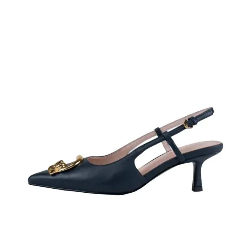 COCCINELLE C ME Узкий каблук Высокие каблуки 6,5 см Женские Синий