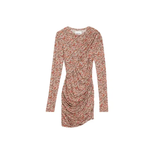 ISABEL MARANT ETOILE Длинное платье с длинными рукавами женское