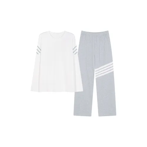 MADALLO Белый Мужской Пижамный Комплект