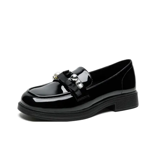 HUANAI Лоферы Черные Женские