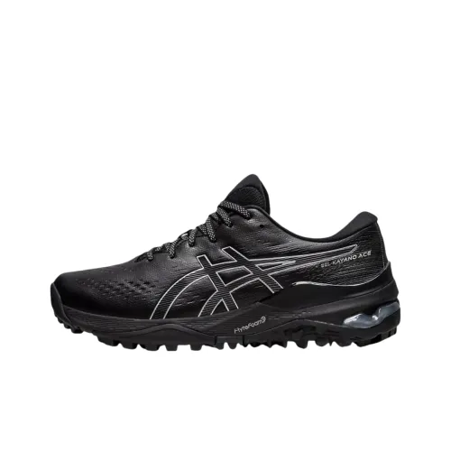 Asics Gel Kayano Ace Амортизация Водонепроницаемый Поддержка Обувь для гольфа Мужской Черный