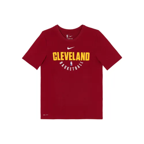 Nike Dri Fit Темно-красный Школьный возраст Футболка