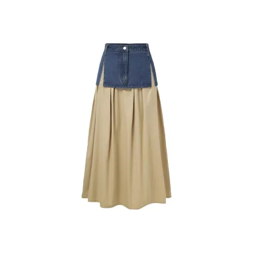 Leather Cat Повседневная Длинная Юбка Женская