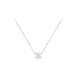 Ожерелье с искрящимся клевером четырехлистным