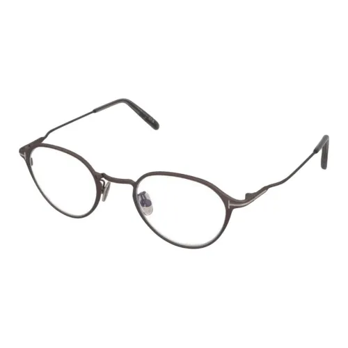 TF Металл Круглые Оправы для очков Мужские Серые