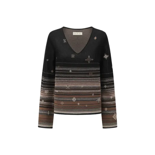 SWAYING KNIT Черный Женские Свитеры