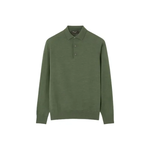 Loro Piana Зеленая Мужская Поло