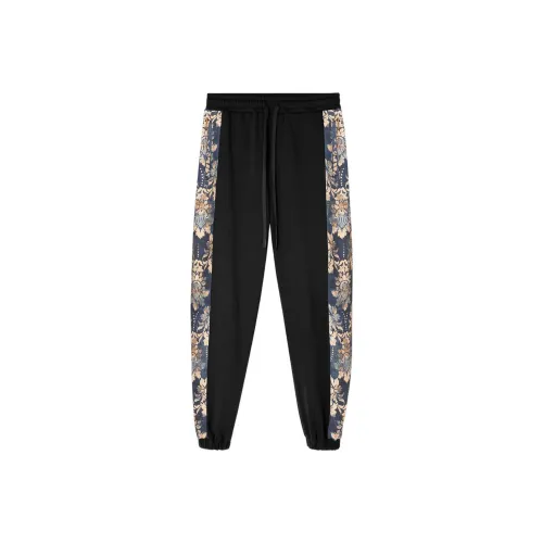 VERSACE JEANS COUTURE Черные мужские вязаные тренировочные штаны
