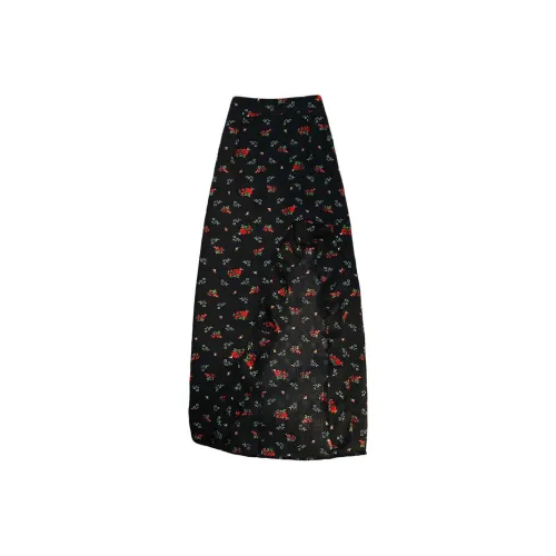 Ning Cai Yuer Повседневный Длинный Юбка Женские