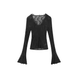 Черный топ, Полупрозрачный