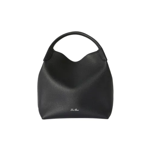 Loro Piana Коровья кожа Ведрообразная сумка Большая Женская Морской синий