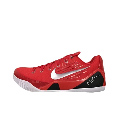 Мужские баскетбольные кроссовки Nike Kobe 9 красные и белые