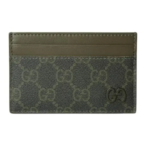 GUCCI Canvas Монетница держатель для карт Унисекс Лесной зеленый
