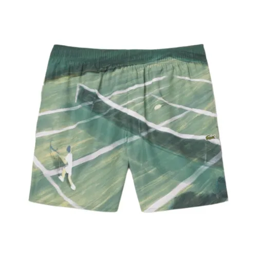 LACOSTE Зеленые Мужские Пляжные Шорты