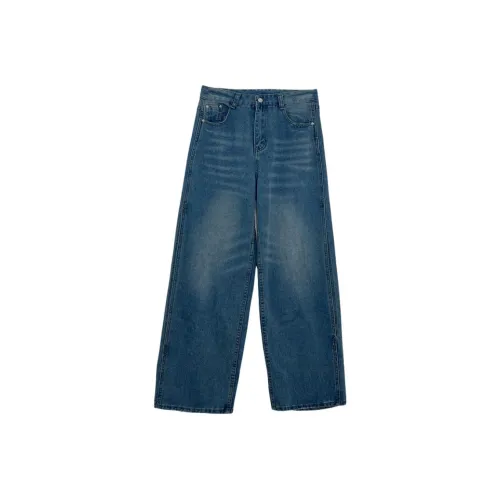 Icicofficial Винтажные синие женские джинсы