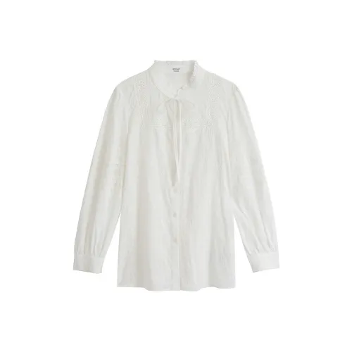 Inman Жемчужно-белый Женские Рубашки