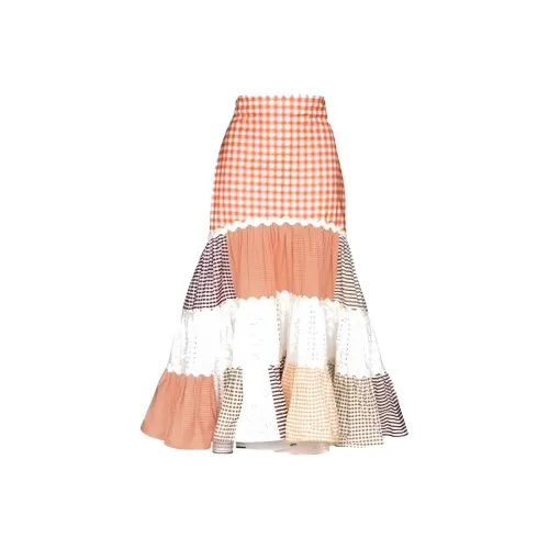 Leather Cat Повседневная Длинная Юбка Женская