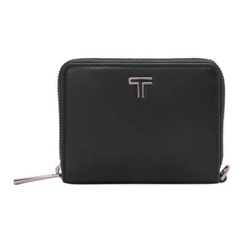 TUMI Кожа Кошелек Унисекс Черный