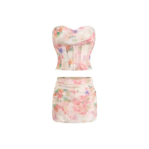 CHILL QIAOER Женские комплекты с юбкой