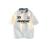 Белый/синий в клетку