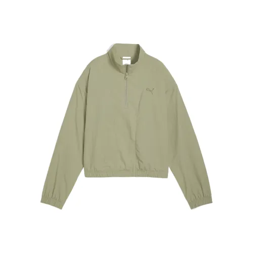 PUMA HER Светло-оливковый Зеленый Женские Куртки
