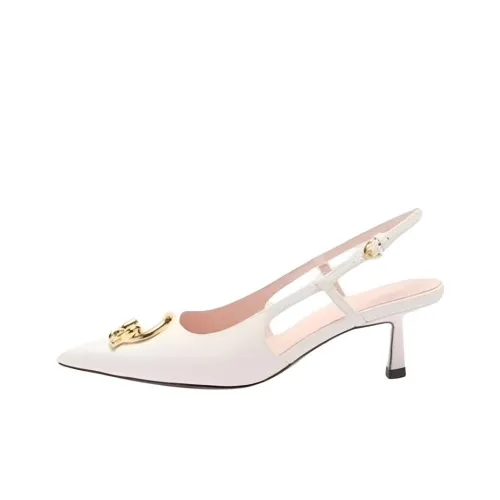 COCCINELLE C ME Узкий каблук Высокие каблуки Женские Экрю