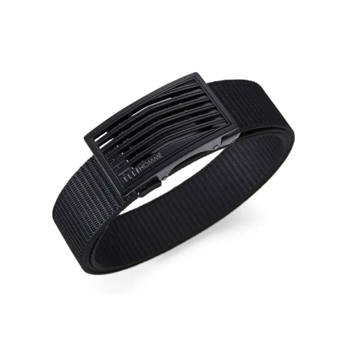 ELLE HOMME Холст Бизнес Офисный стиль Etiquette Ремень Спортивный Ремень Набор в подарочной коробке Мужской Металлический Ширина 3,5 см